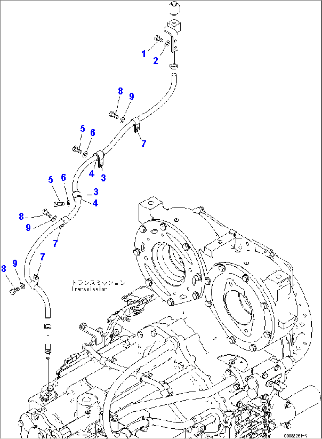 TORQUE CONVERTER AND TRANSMISSION (BRACKET)(#90001-)