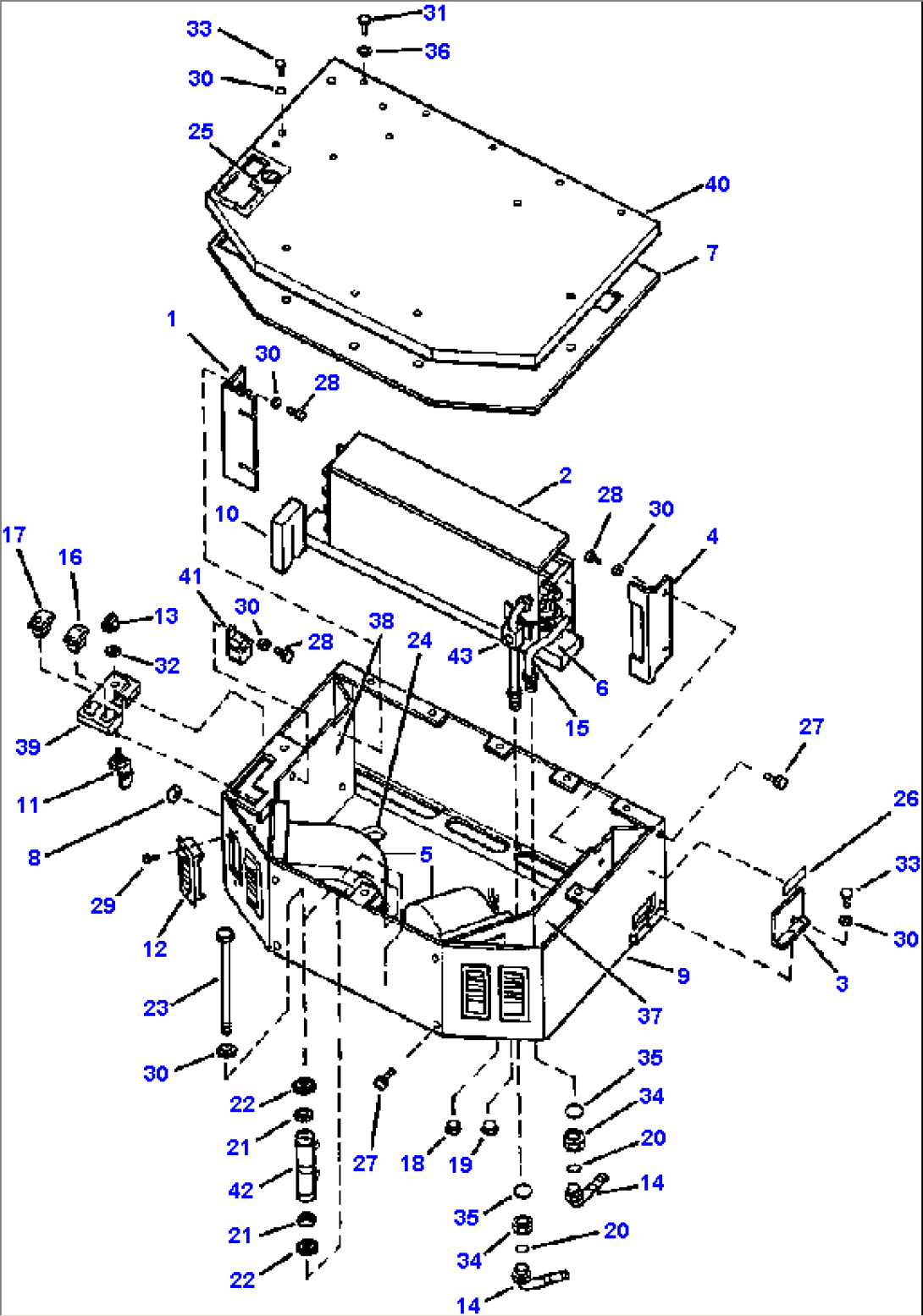 FIG. K5280-01A6 HEATER BOX ASSEMBLY - 70,000 BTU