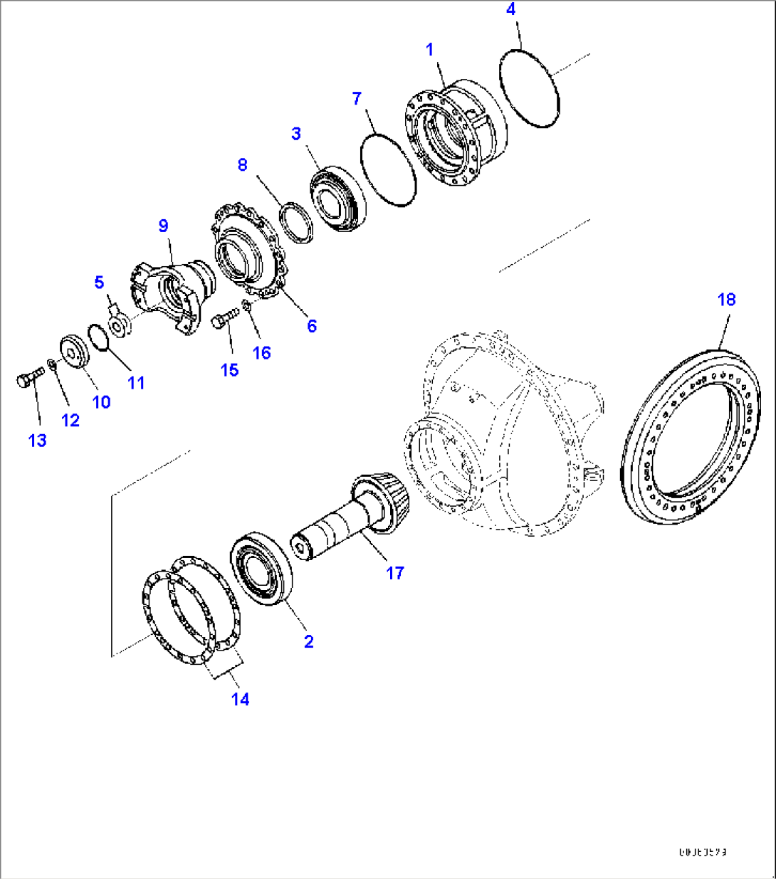 Rear Axle, Differential (2/3) (#8173-8864)