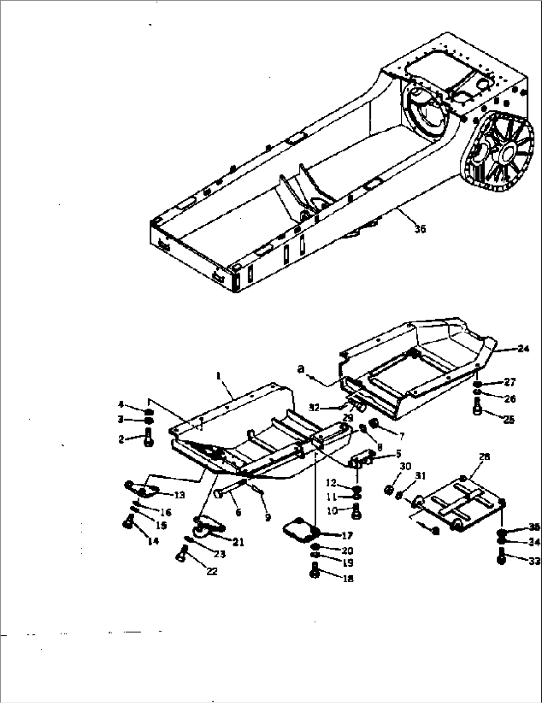 HINGE PIN TYPE UNDER GUARD (FIRE PREVENTIVE PARTS)