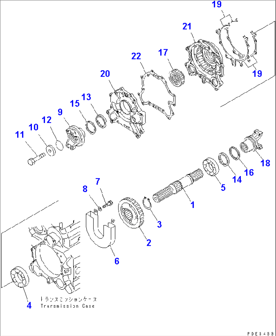 TRANSMISSION (OUTPUT SHAFT)