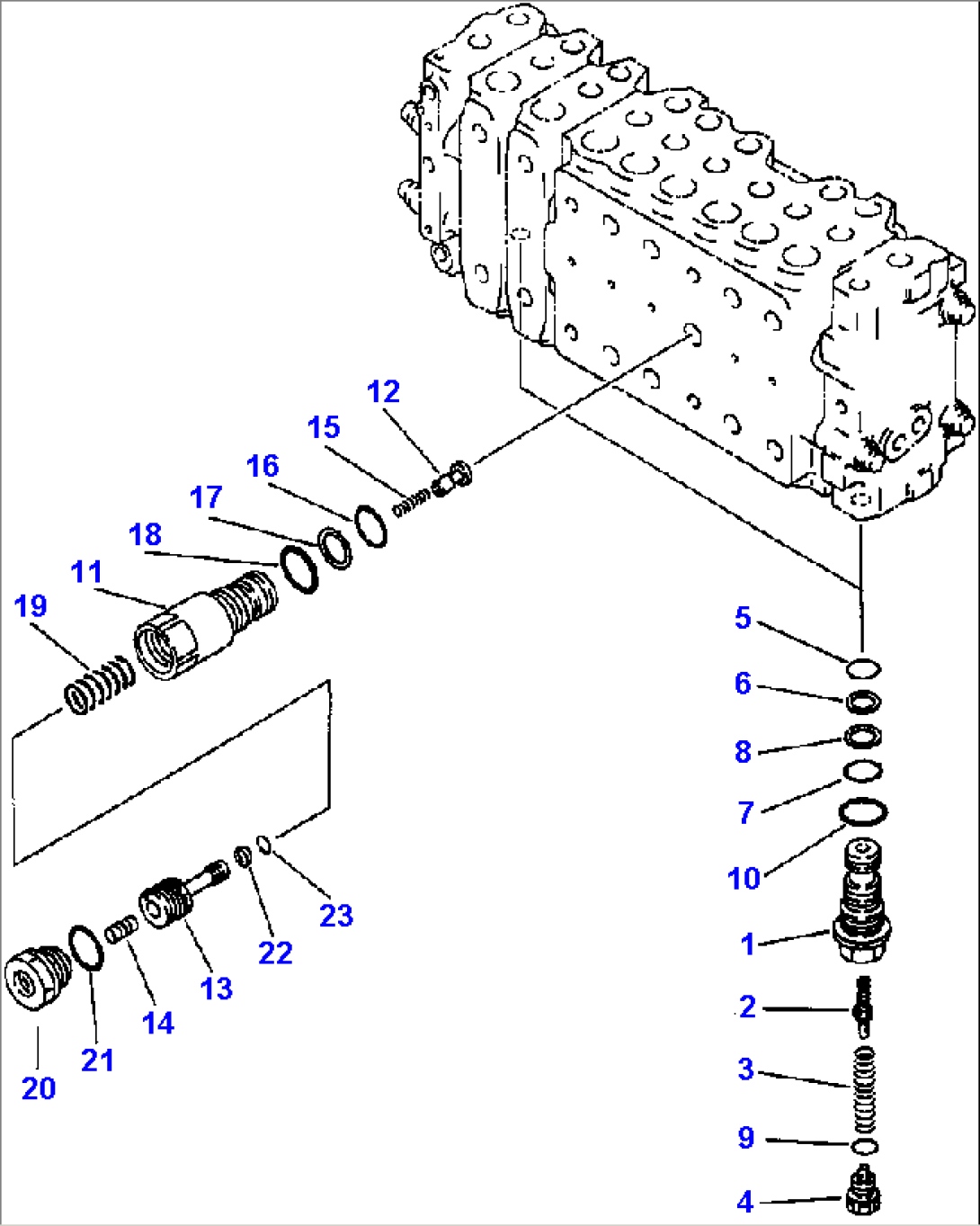 FIG. H0120-58A1 MAIN VALVE (8/13) - 1 ACTUATOR