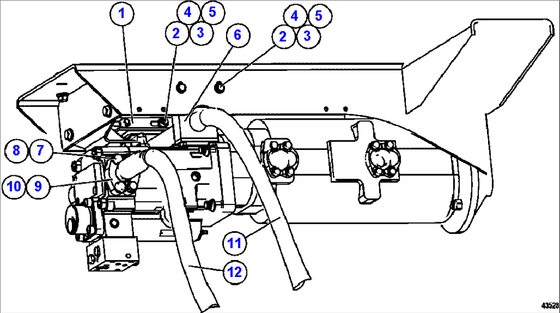 STEERING PUMP PIPING 2/2