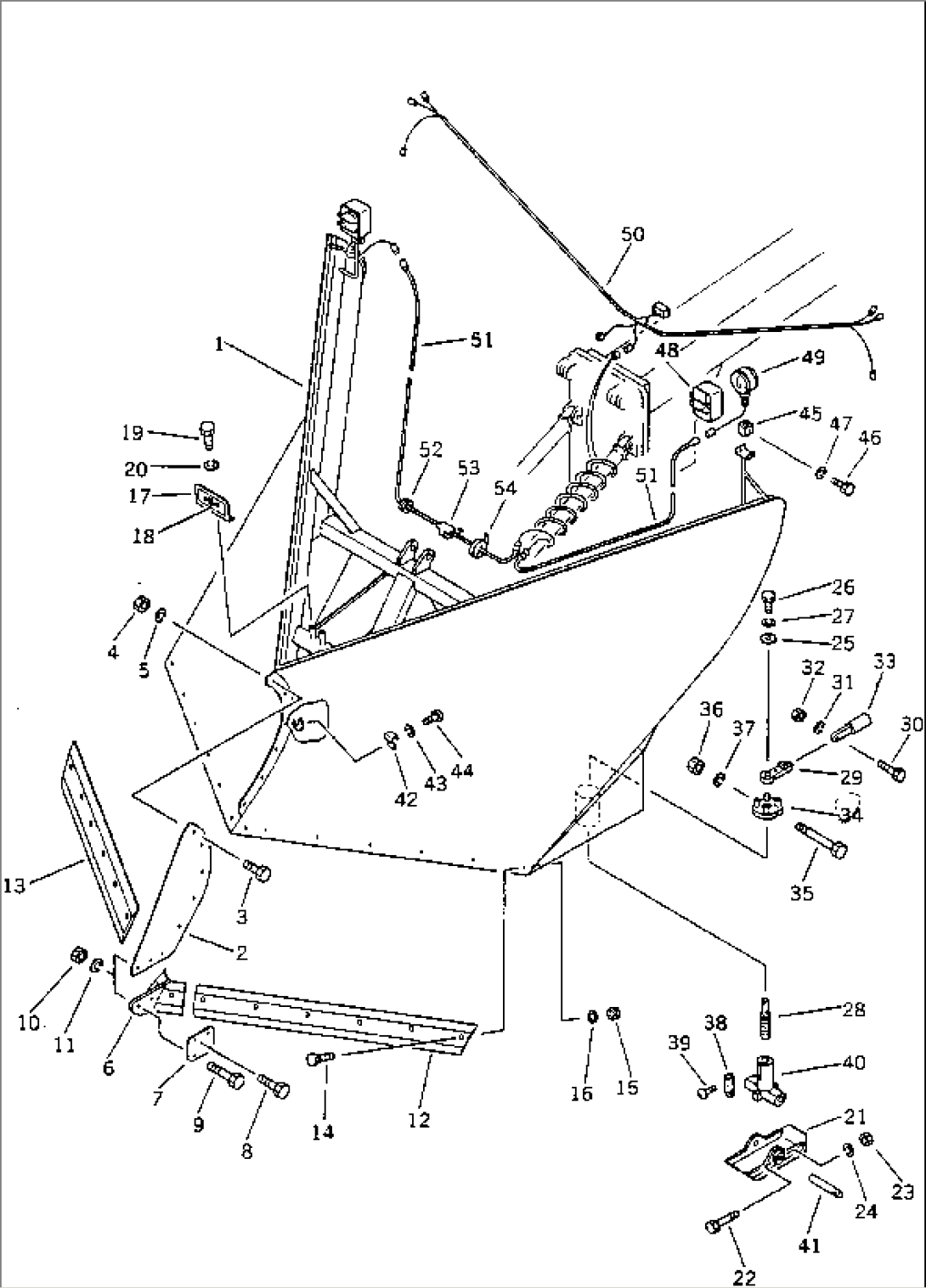 V-TYPE SNOW PLOW (1/2)