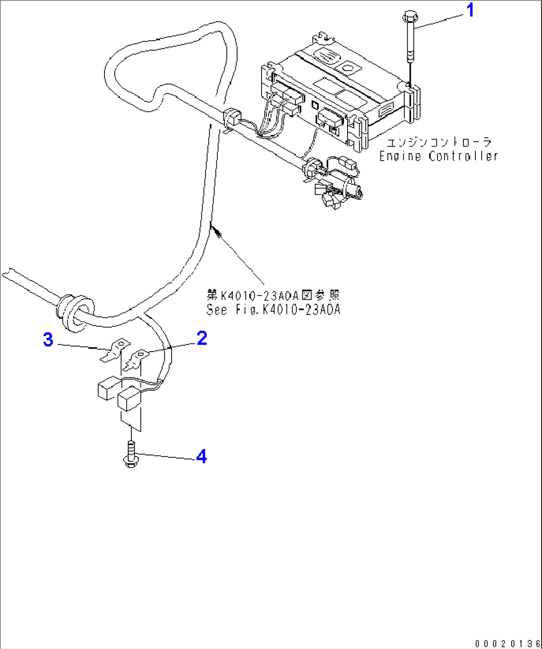 FLOOR SUB (ENGINE CONTROL) (INSIDE CAB)(#1601-)