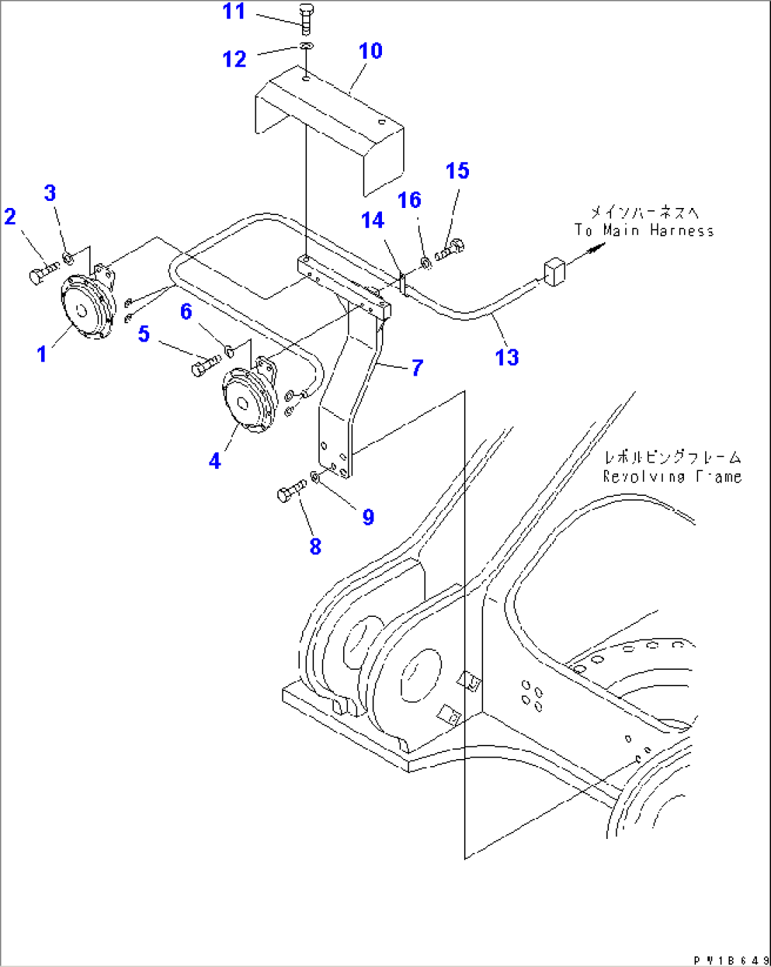 WIRING (HORN)(#K32001-)
