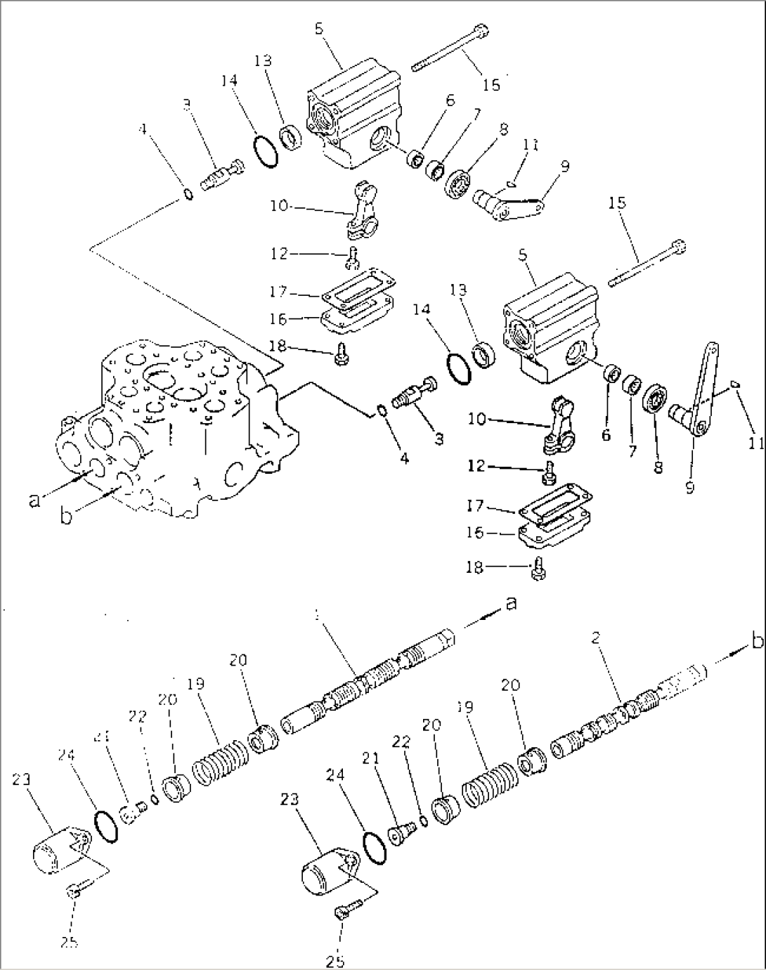 HYDRAULIC CONTROL VALVE (2/3) (FOR RIPPER)