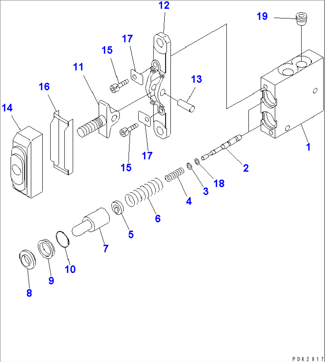 PPC VALVE (FOR MULTI FUNCTION MONO LEVER AND ATTACHMENT LEVER)(#85001-)