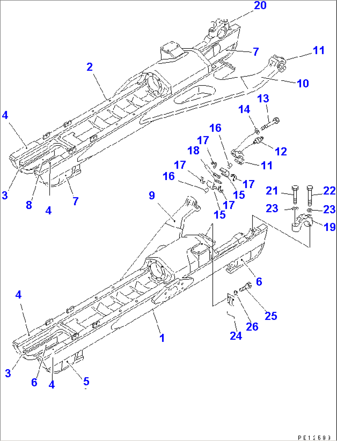 TRACK FRAME(#3001-)