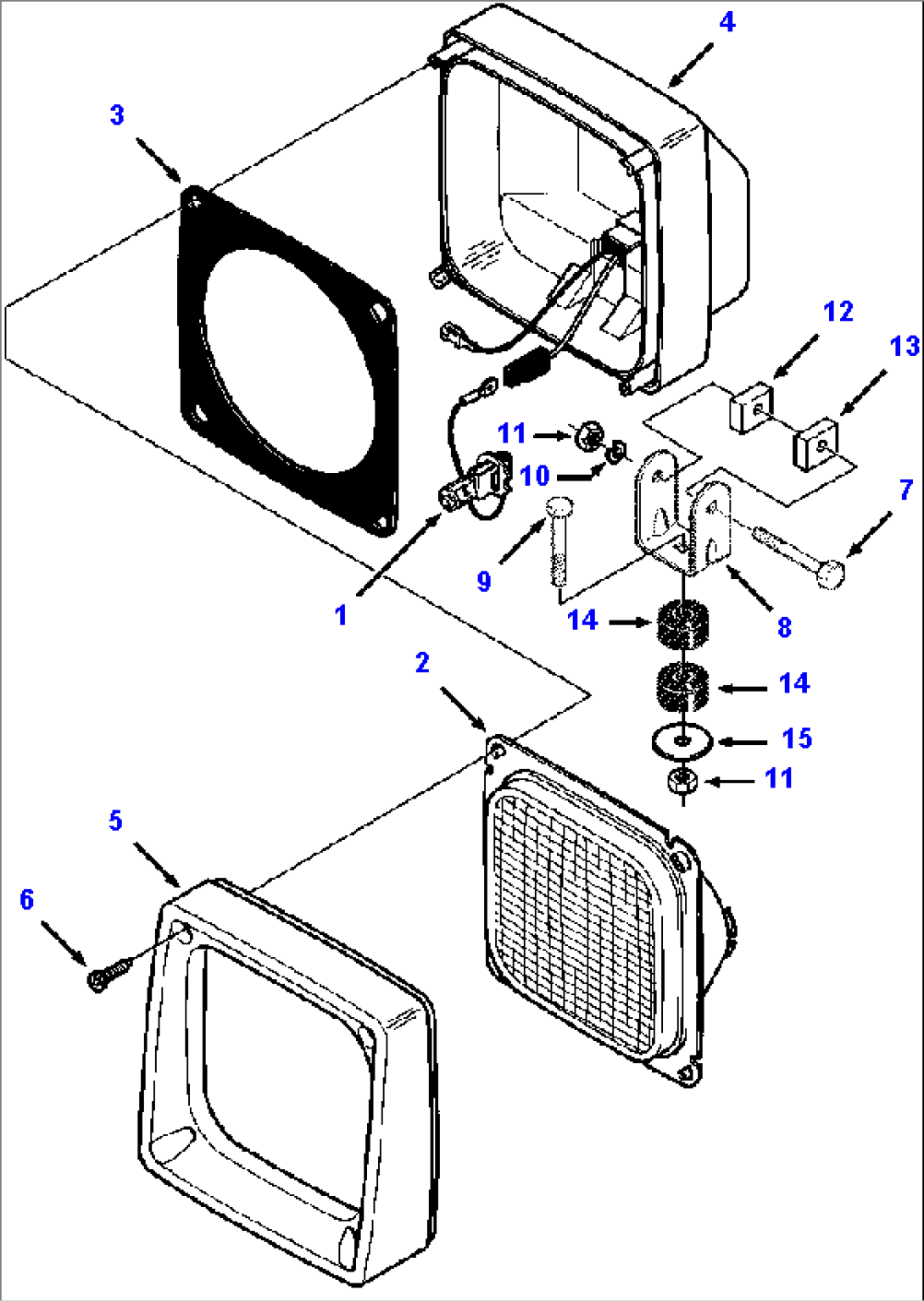 ROPS CAB - 15/19 WORK LIGHT