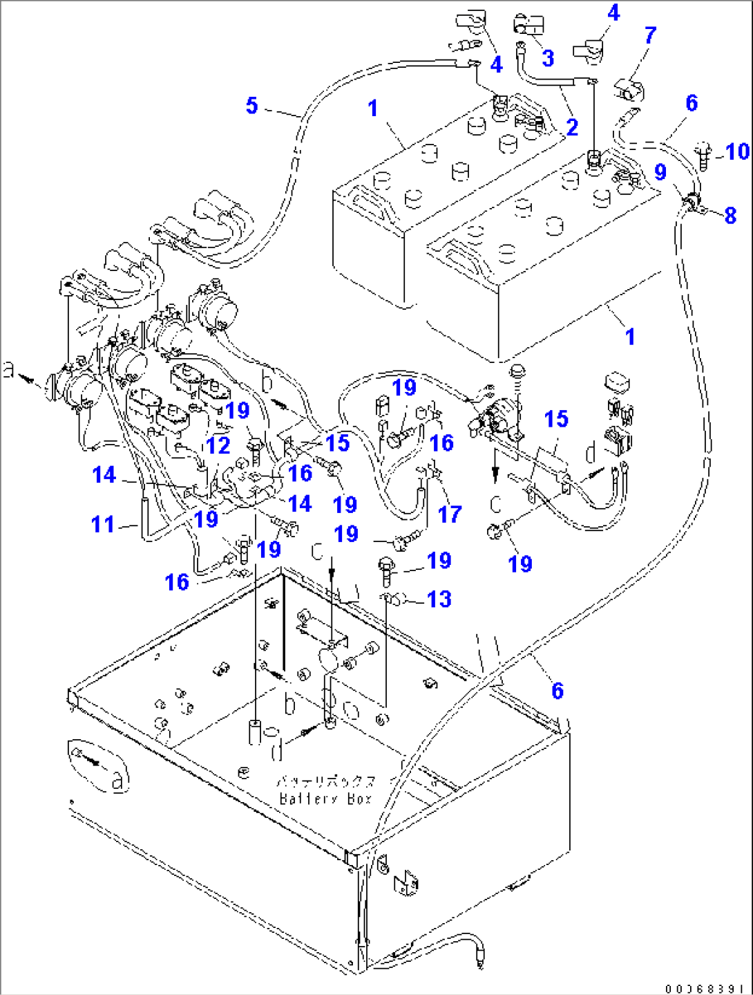 BATTERY (BATTERY AND CABLE)(#10271-)