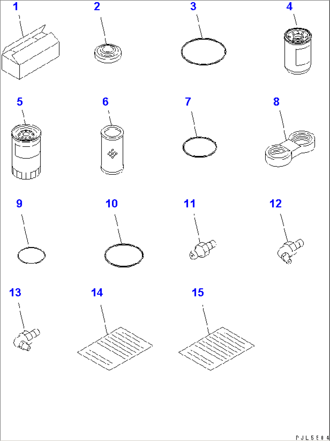 SPARE PARTS (SANDY SPEC.)(#10142-)