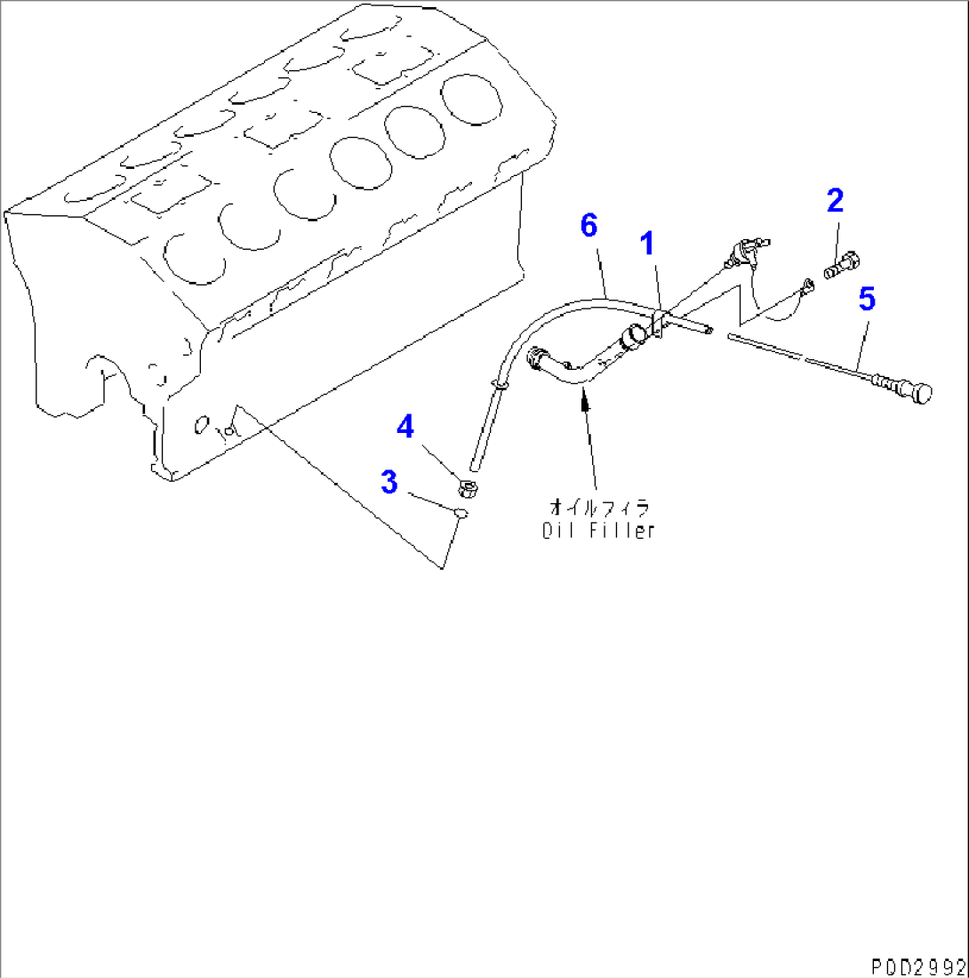 OIL LEVEL GAUGE (WITH OIL LEVEL SENSOR)(#11024-)