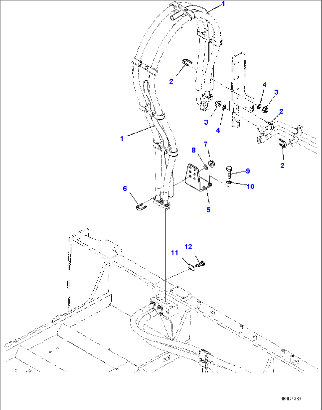 Rotor, Bracket (2/2) (#1006-)