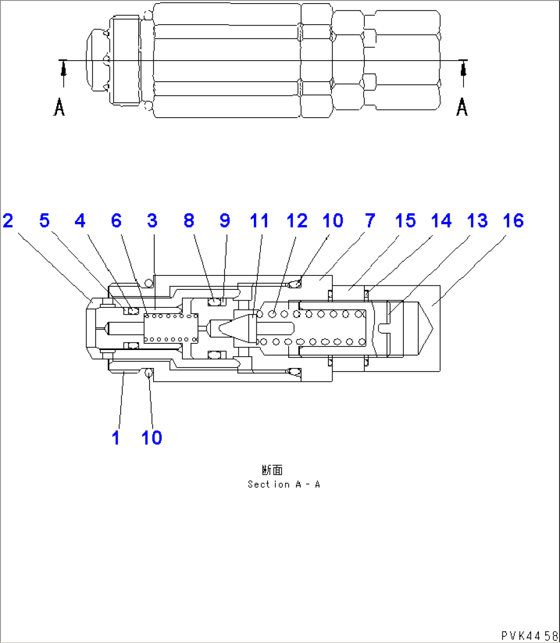 MAIN VALVE (OVER LOAD RELIEF VALVE)