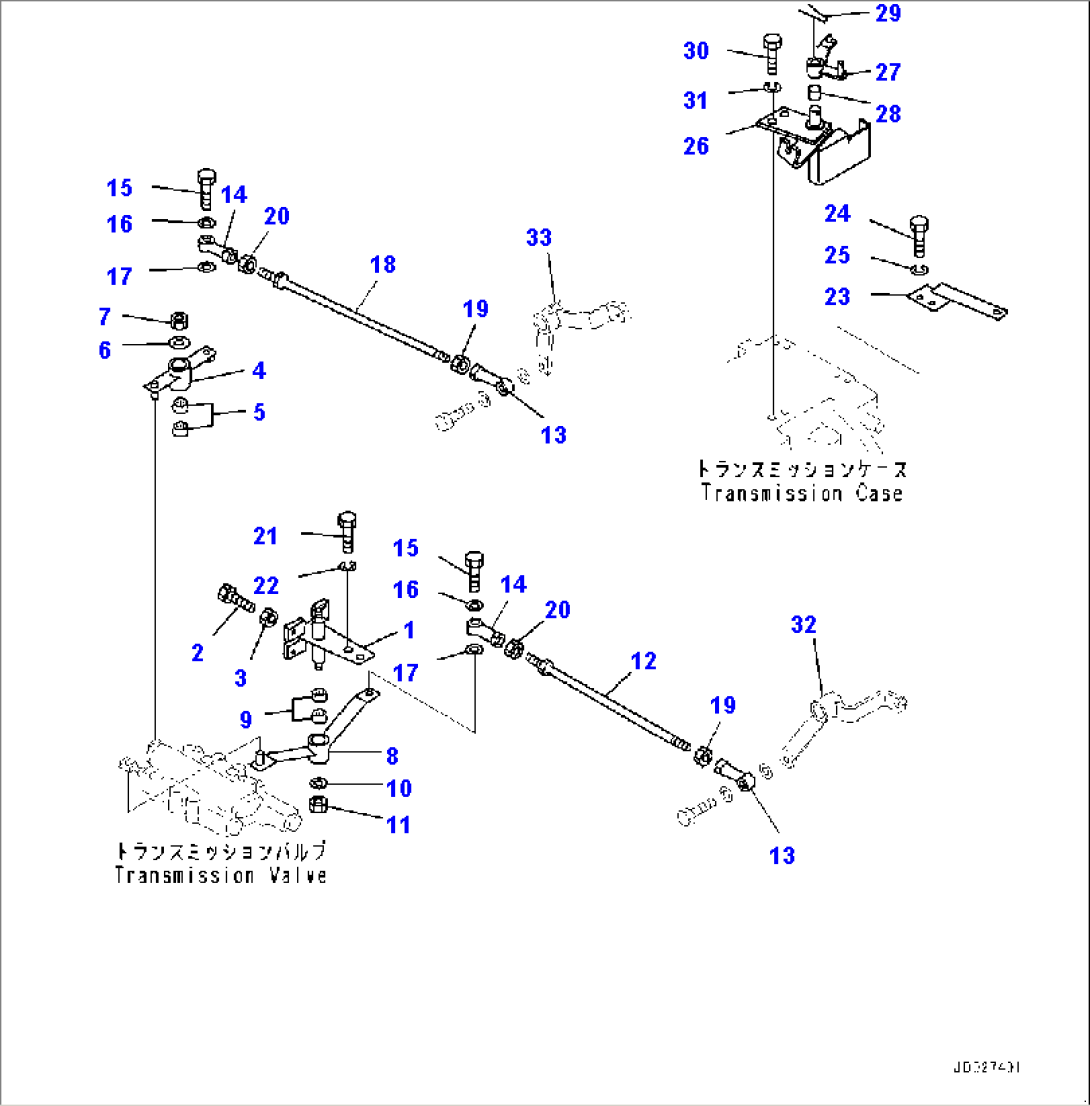 Transmission, Lever (#90210-)