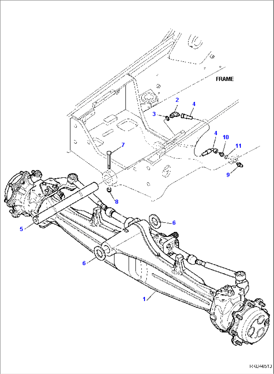 FRONT AXLE FIXING