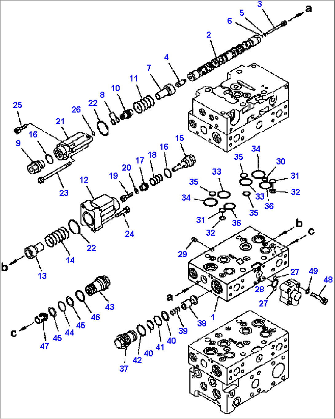 H0120-06A0 CONTROL VALVE 2-SPOOL VALVE (6/8)