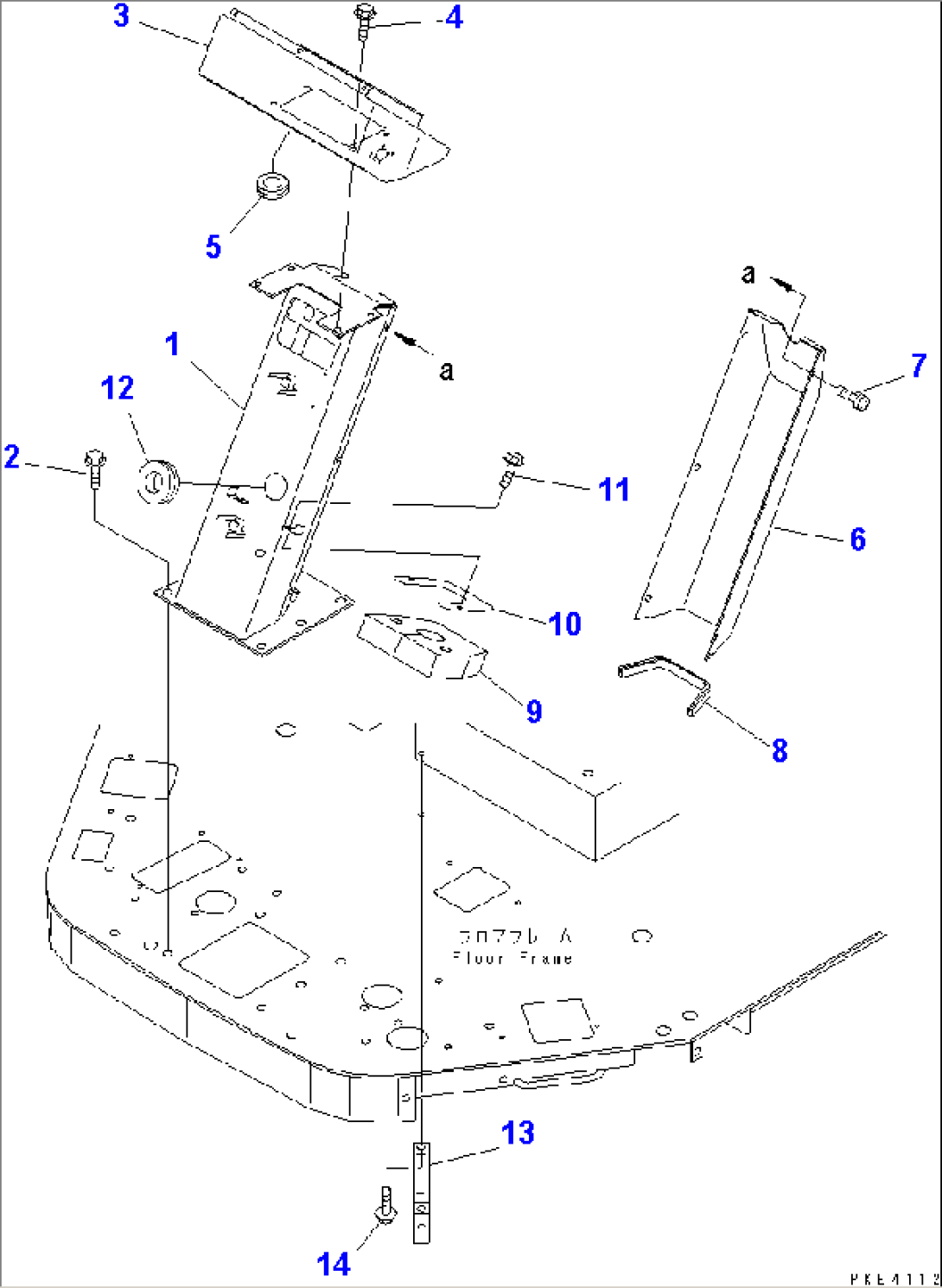 FLOOR (DASHBOARD) (WITH CAB)(#10001-11257)