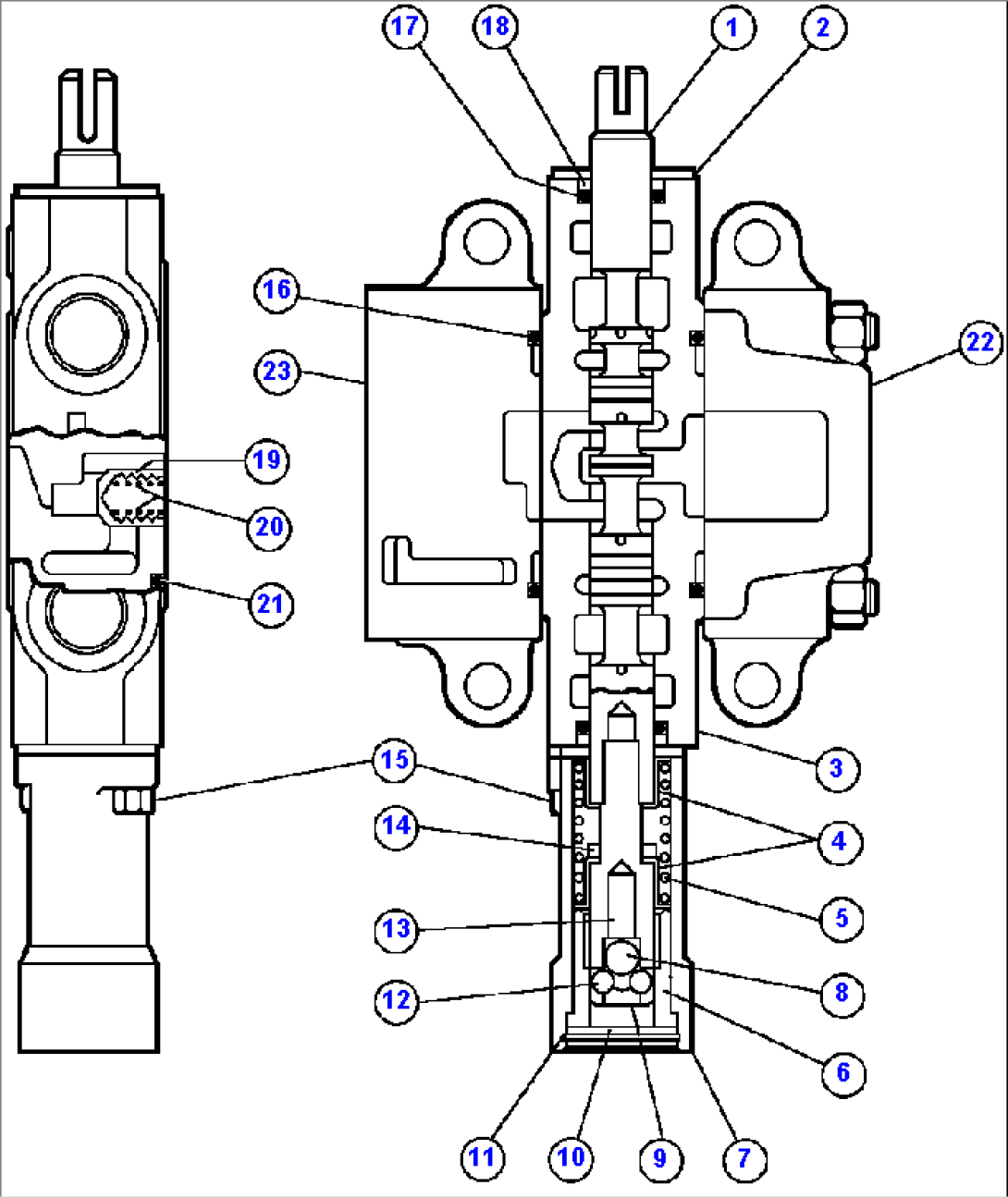 HOIST PILOT VALVE ASSM