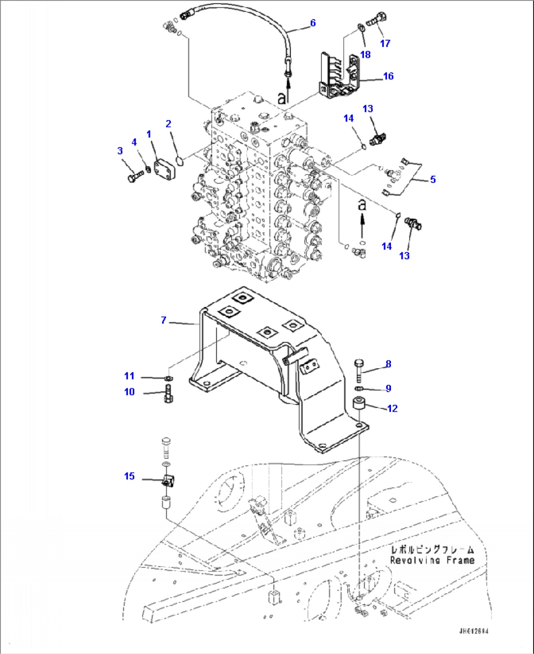 H0120-001024 CONTROL VALVE MOUNTING AND SENSOR