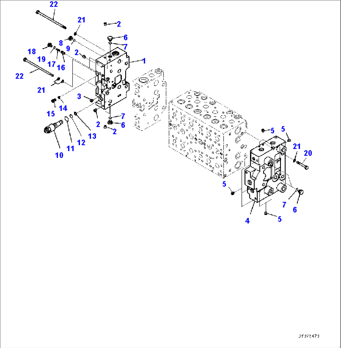 Control Valve, Inner Parts (7/21) (#500001-)