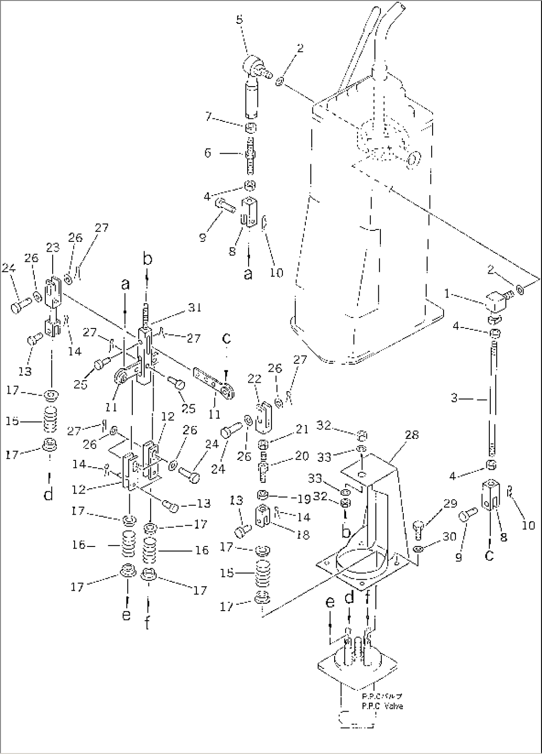 LONG LEVER CONTROL AND STAND¤ R.H. (2/2)