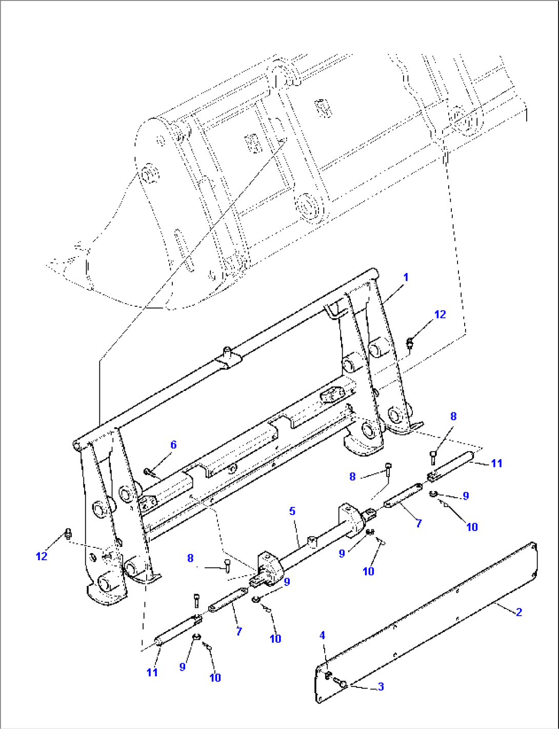 HYDRAULIC QUICK COUPLING (FOR 4 IN 1 BUCKET) (TUV)