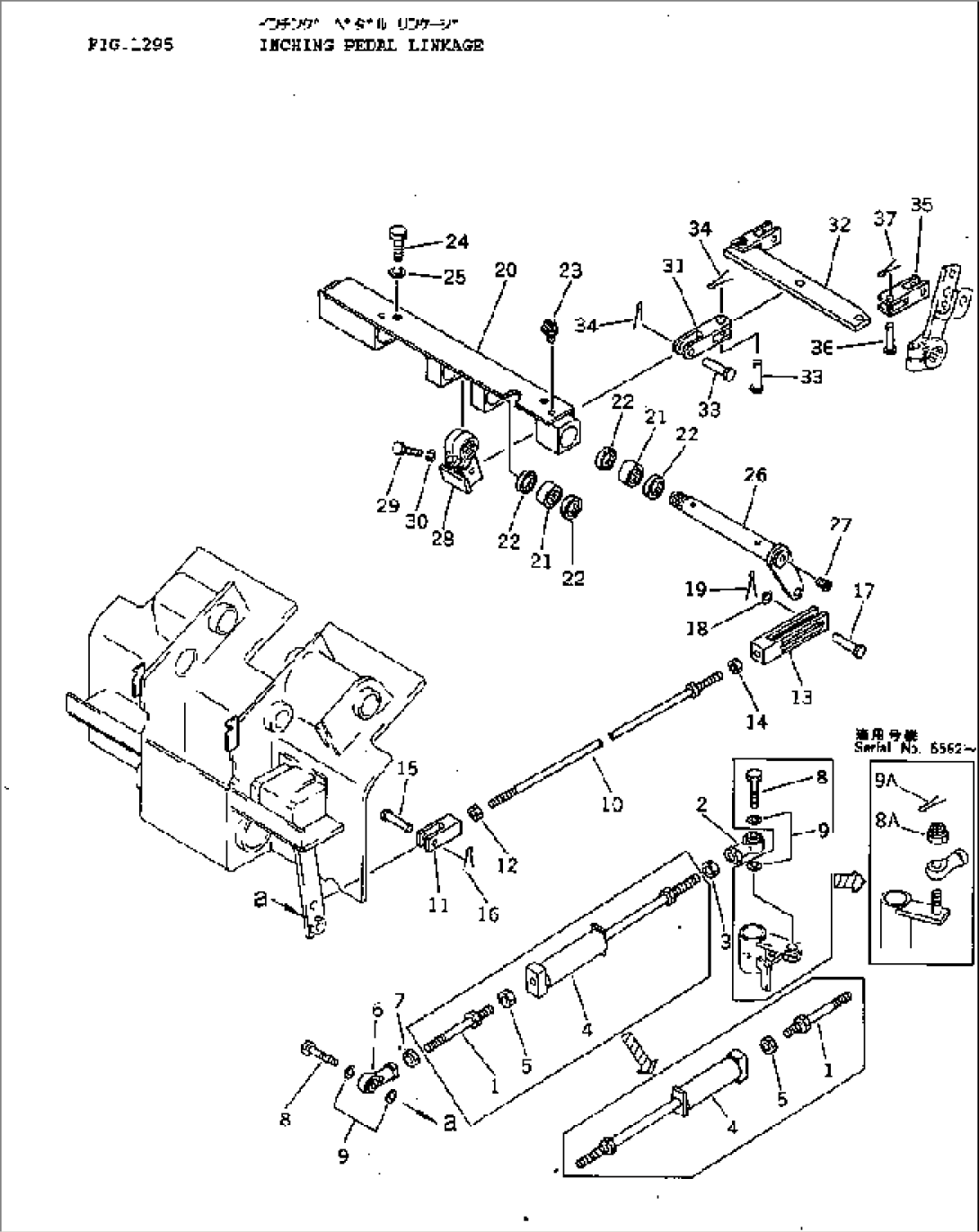 INCHING PEDAL LINKAGE