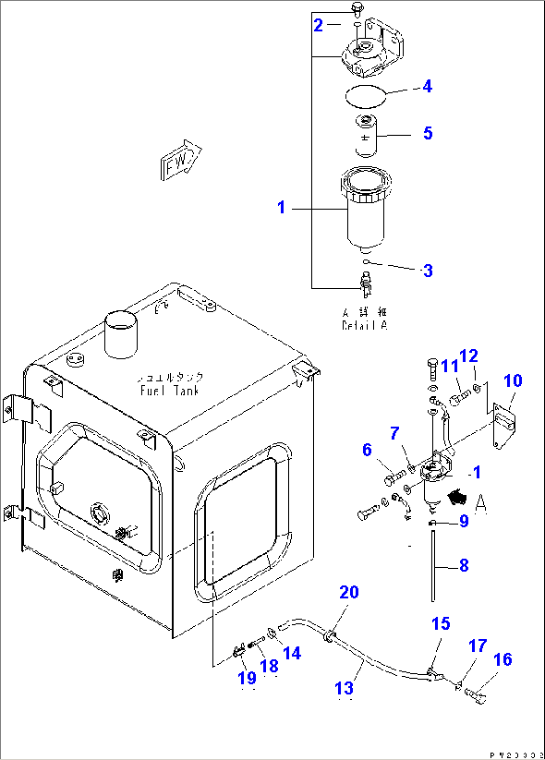 FUEL LINES (EATER SEPARATOR)