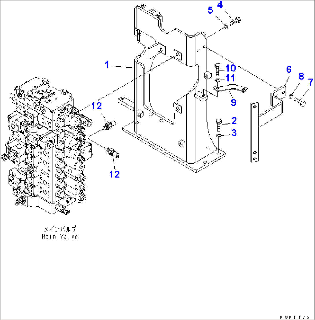 MAIN VALVE (VALVE BRACKET) (2 ATT)
