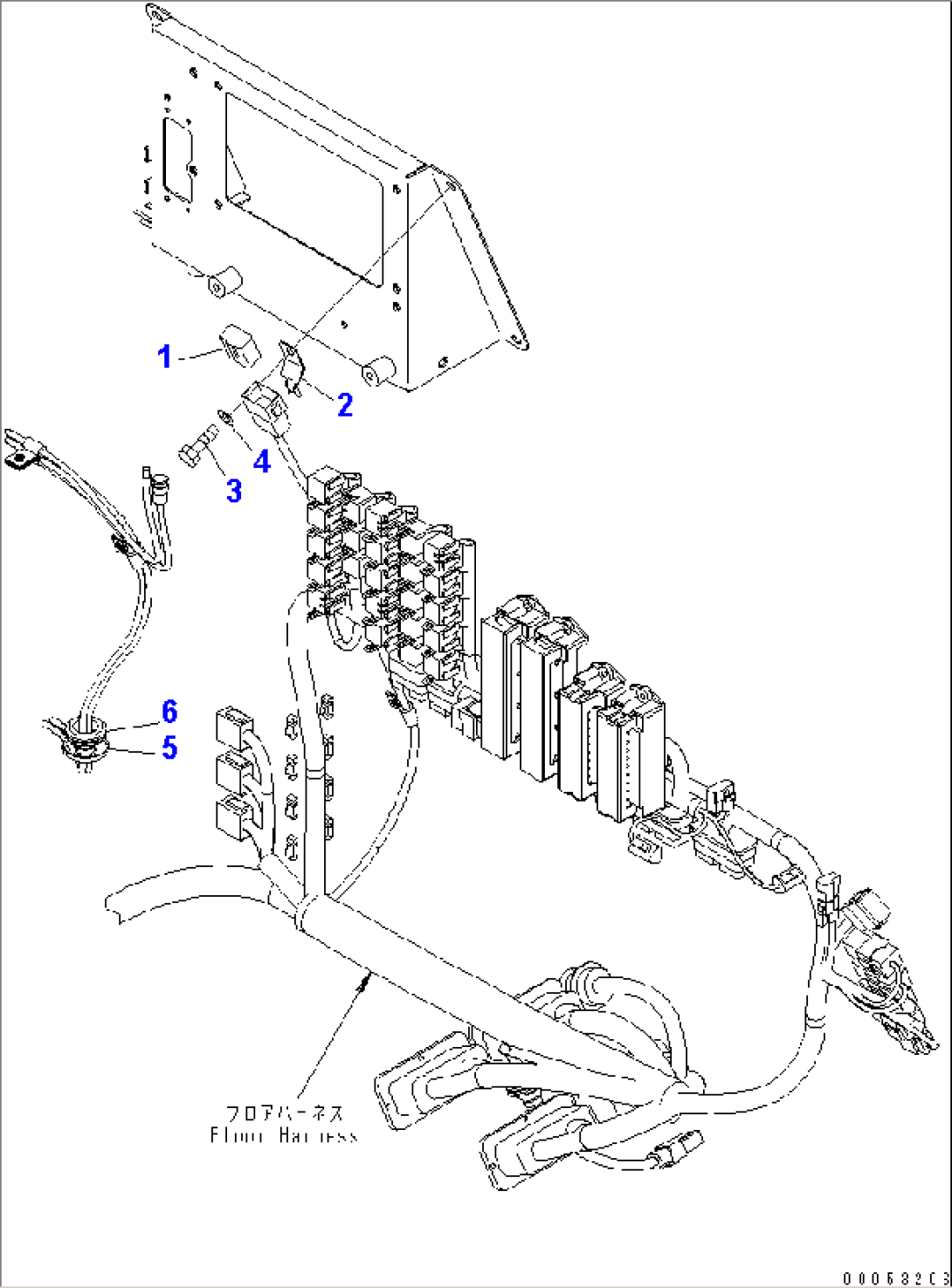FLOOR (KOMTRAX LESS)(#3001-)