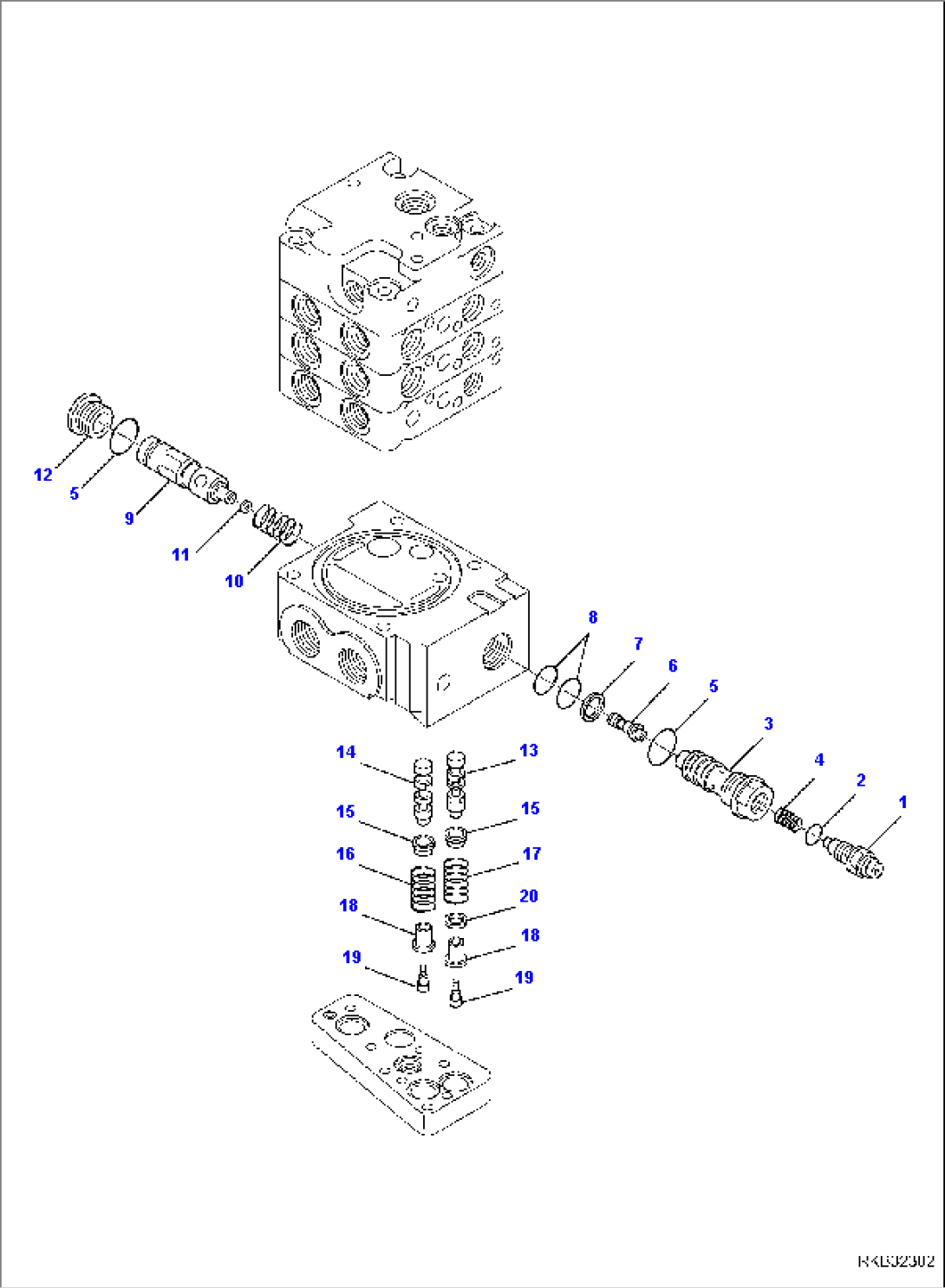 CONTROL VALVE (HIGH FLOW) (3/11)