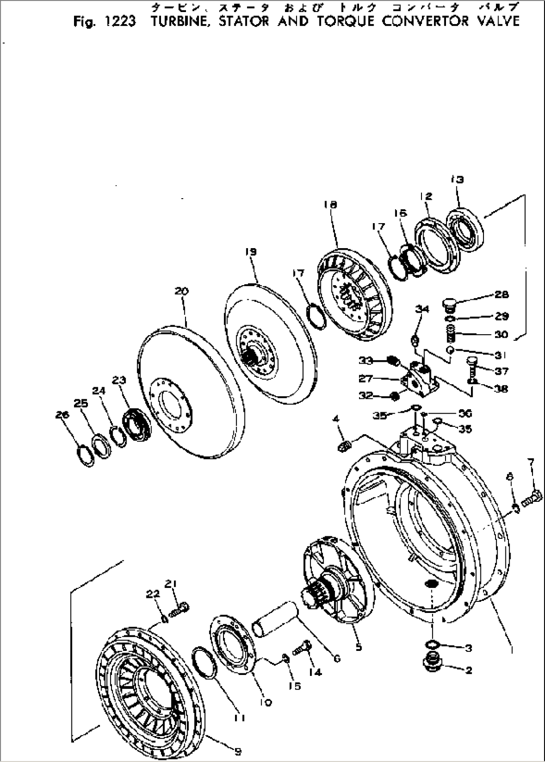 TURBINE¤ STATOR AND TORQUE CONVERTOR VALVE