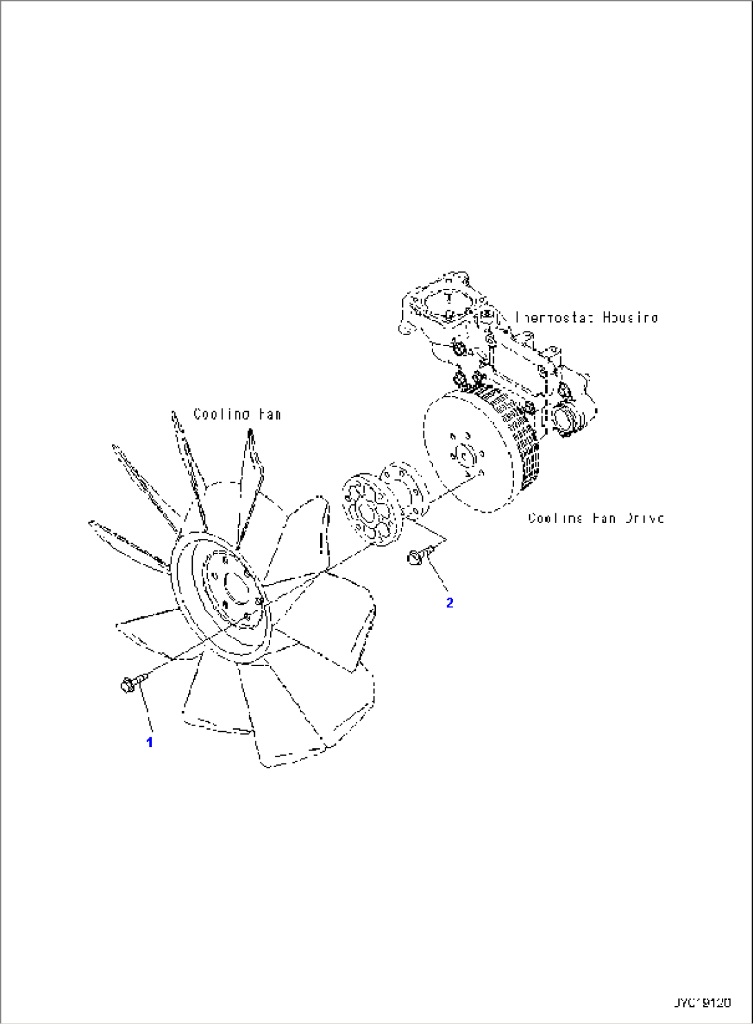 COOLING FAN MOUNTING