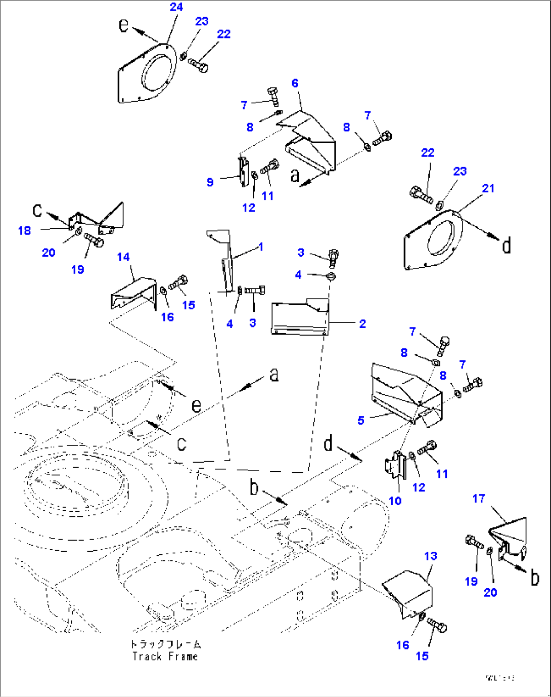 Travel Piping Cover (#65001-)
