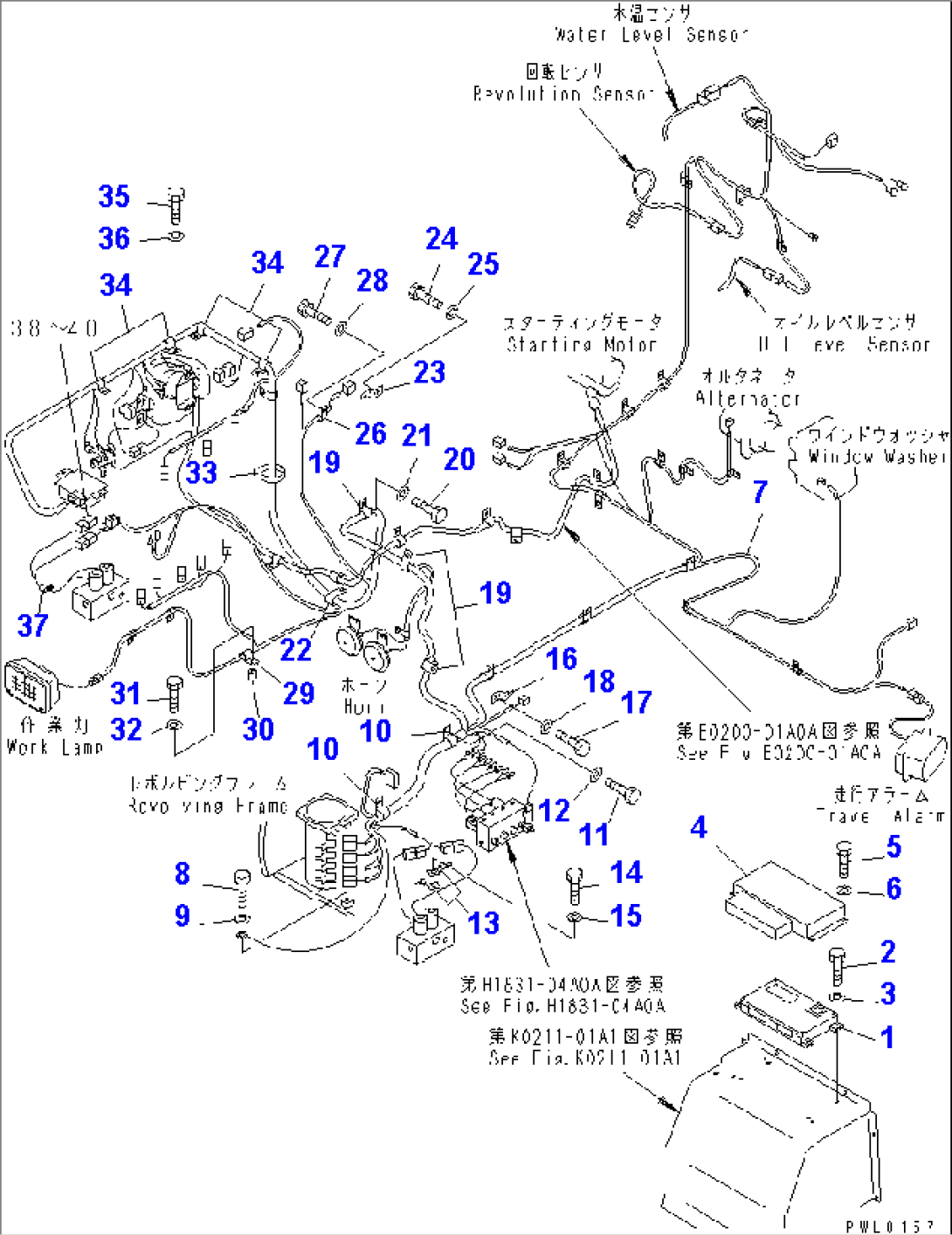 WIRING (MAIN HARNESS)(#10457-10573)