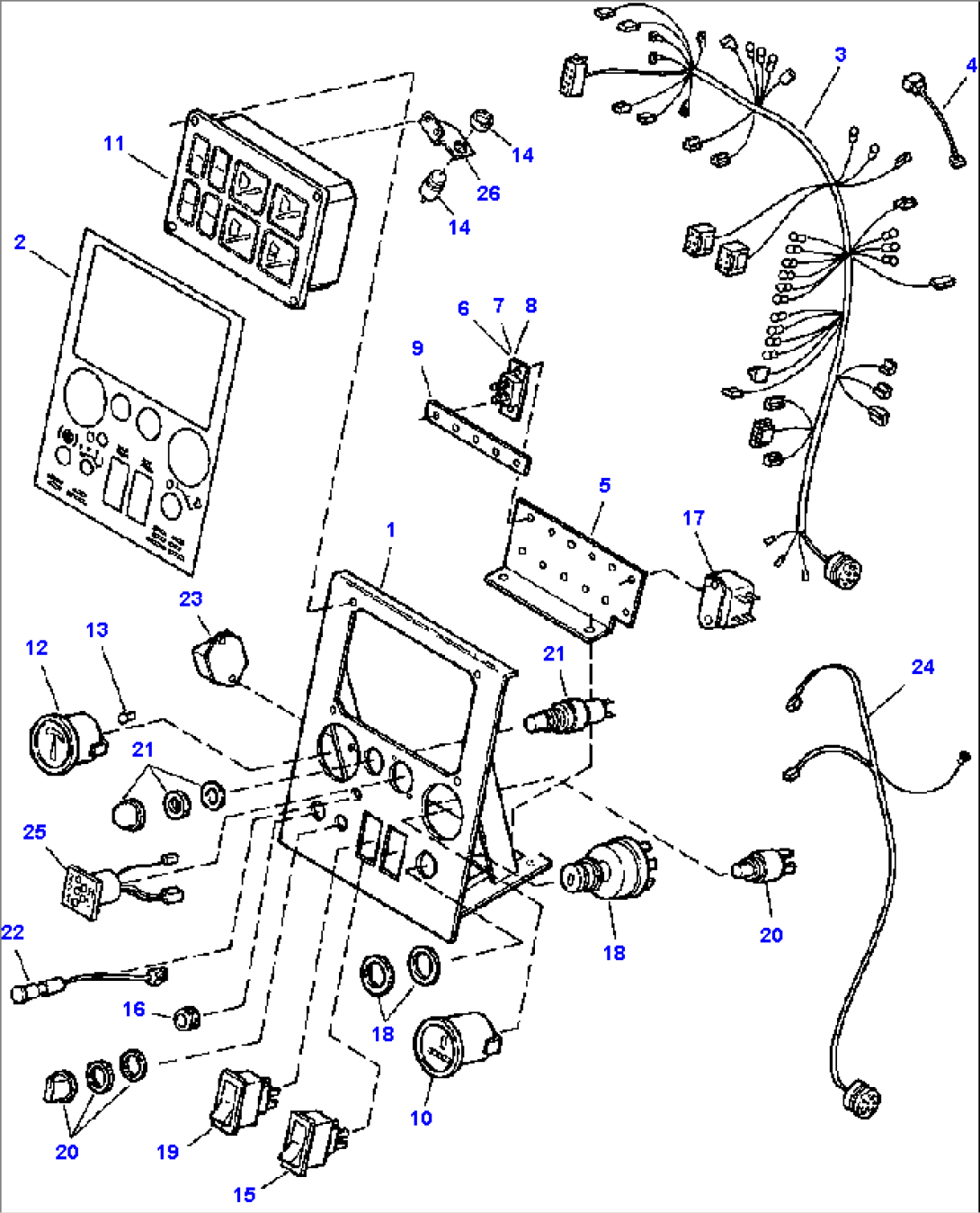 FIG. K2210-04A0 INSTRUMENT PANEL