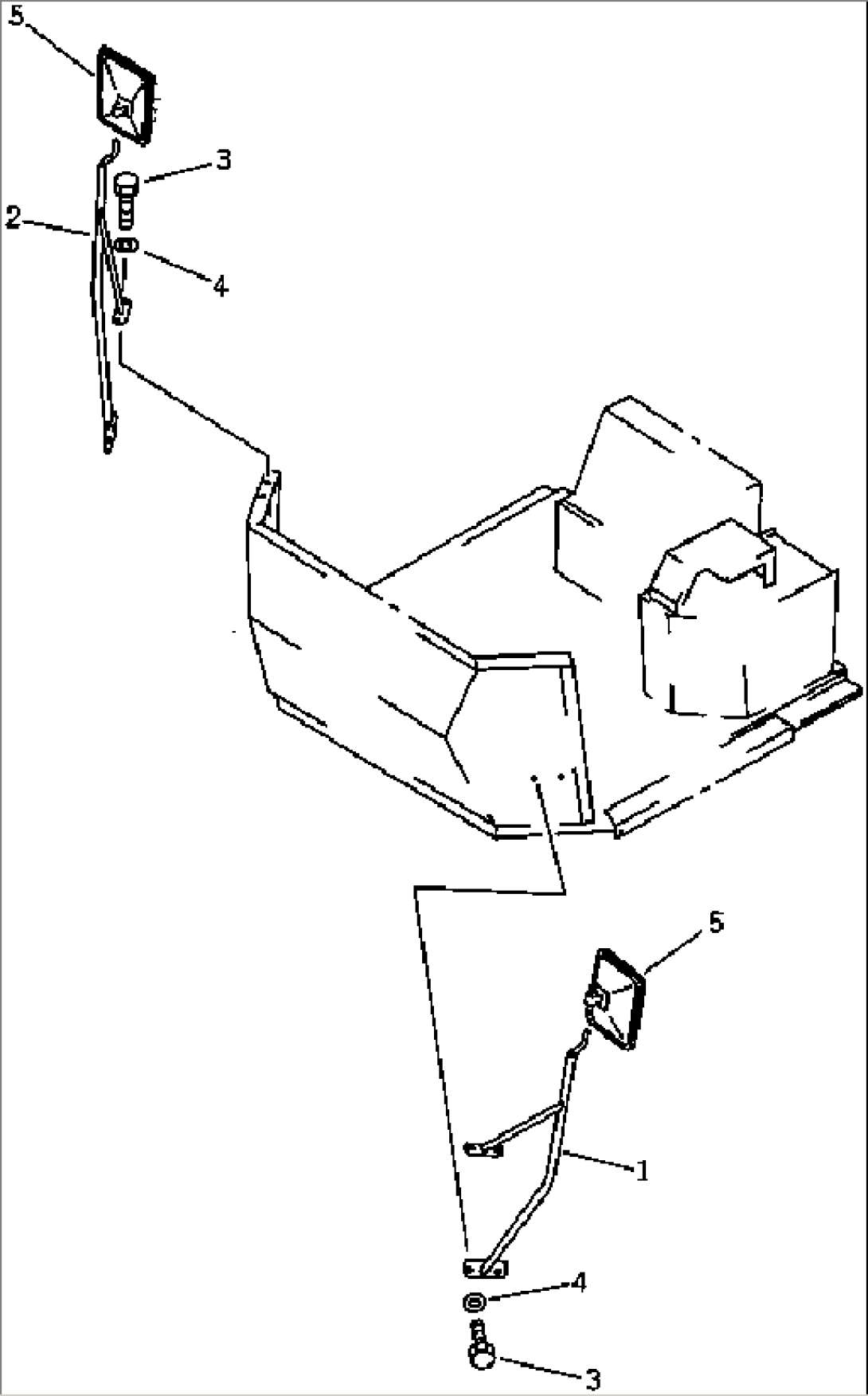 MIRROR AND STAY (WITHOUT CAB)(#10001-10880)