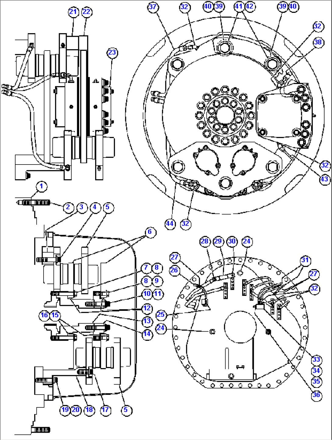 REAR DISC & PARKING BRAKE INSTL