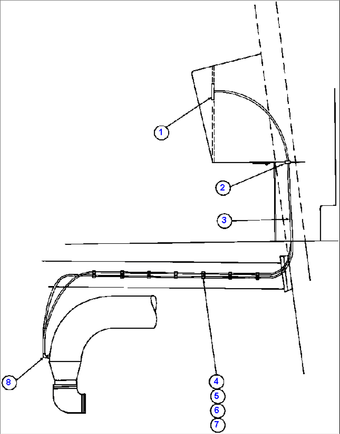 AIR CLEANER INDICATOR PIPING