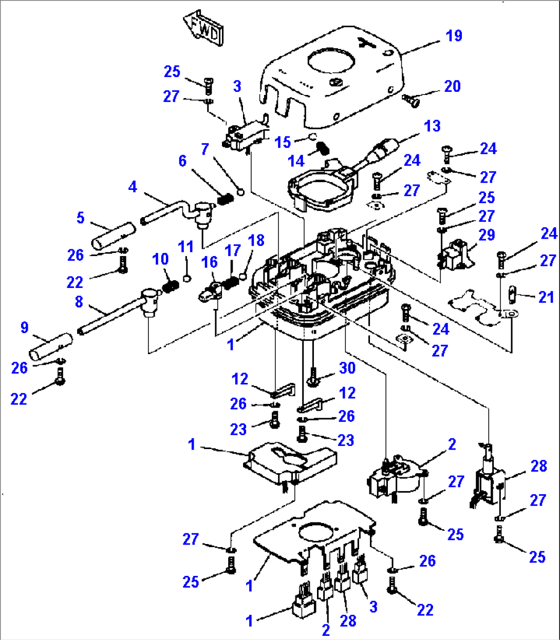 K4430-01A0 TRANSMISSION CONTROL SWITCH