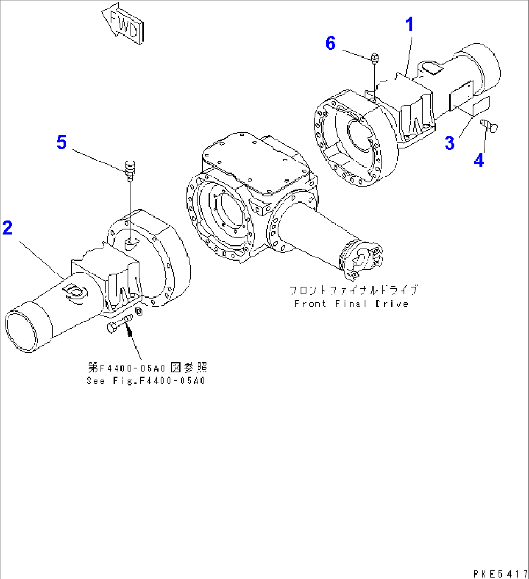 FRONT AXLE (HOUSING)
