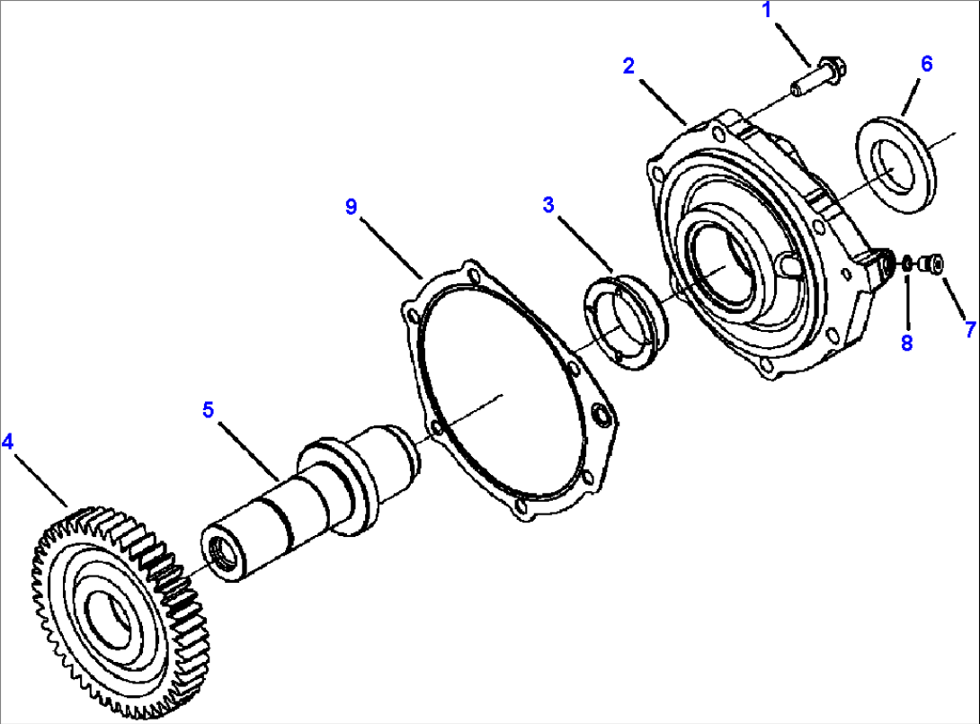 FIG. A7115-A9A1 FRONT GEAR TRAIN ACCESSORY DRIVE