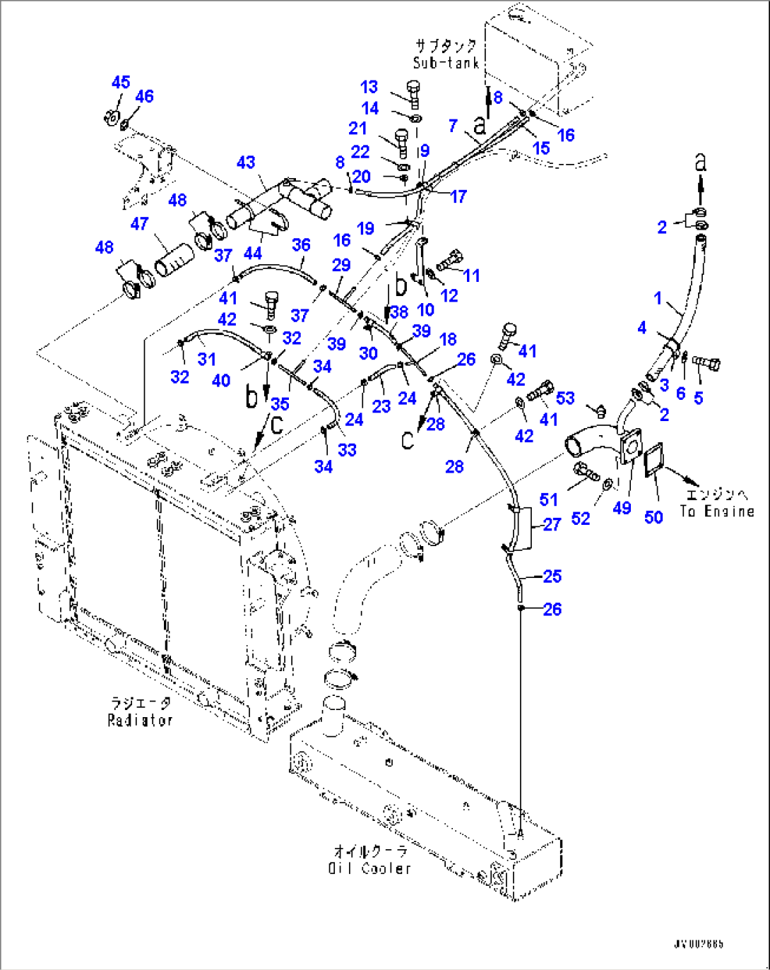 Coolant Piping, (1/2) (#2841-)