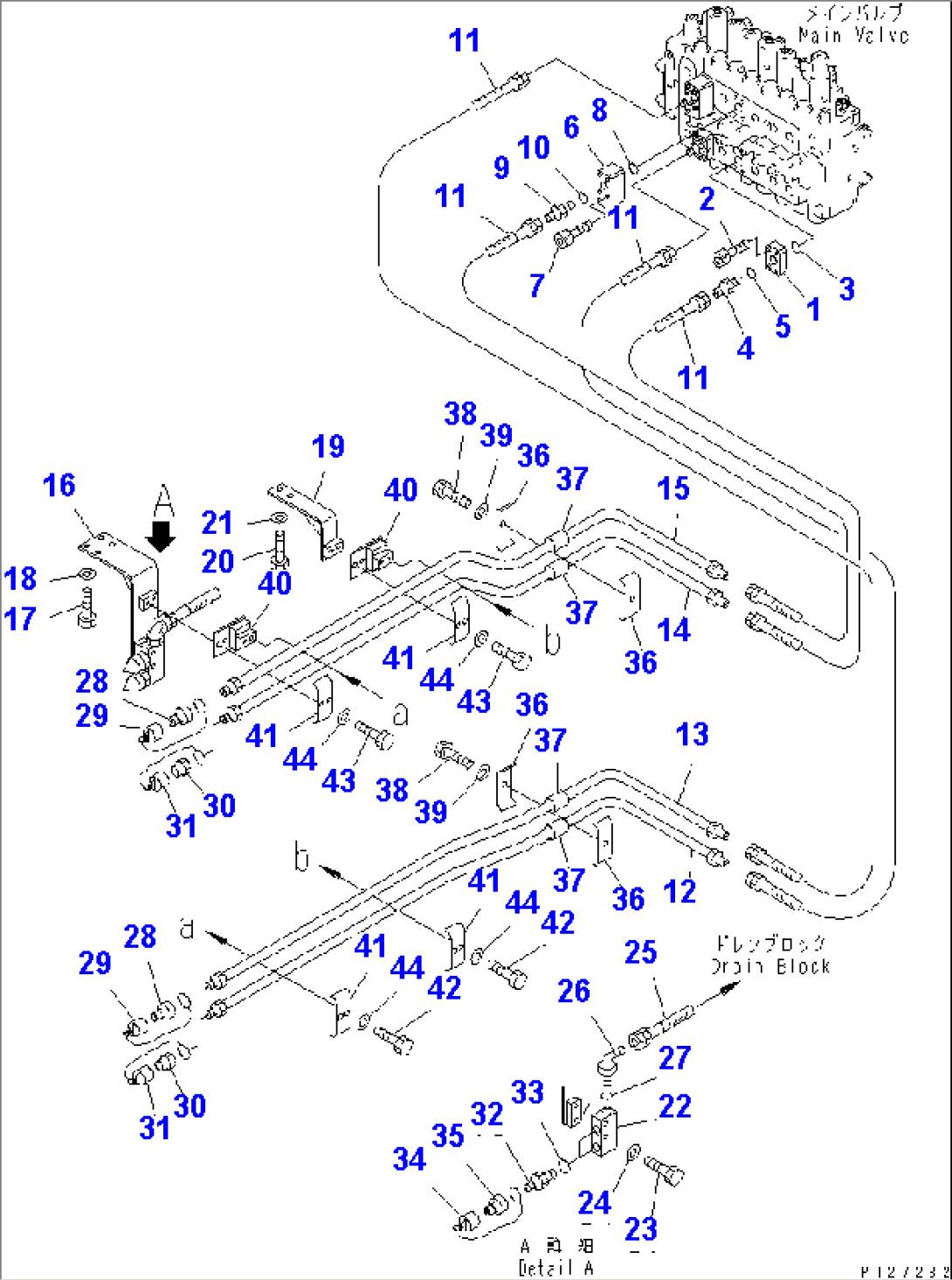 PIPING (10/18) (OPTIONAL LINE) (MONO CUTTER SPEC.)(#1106-)