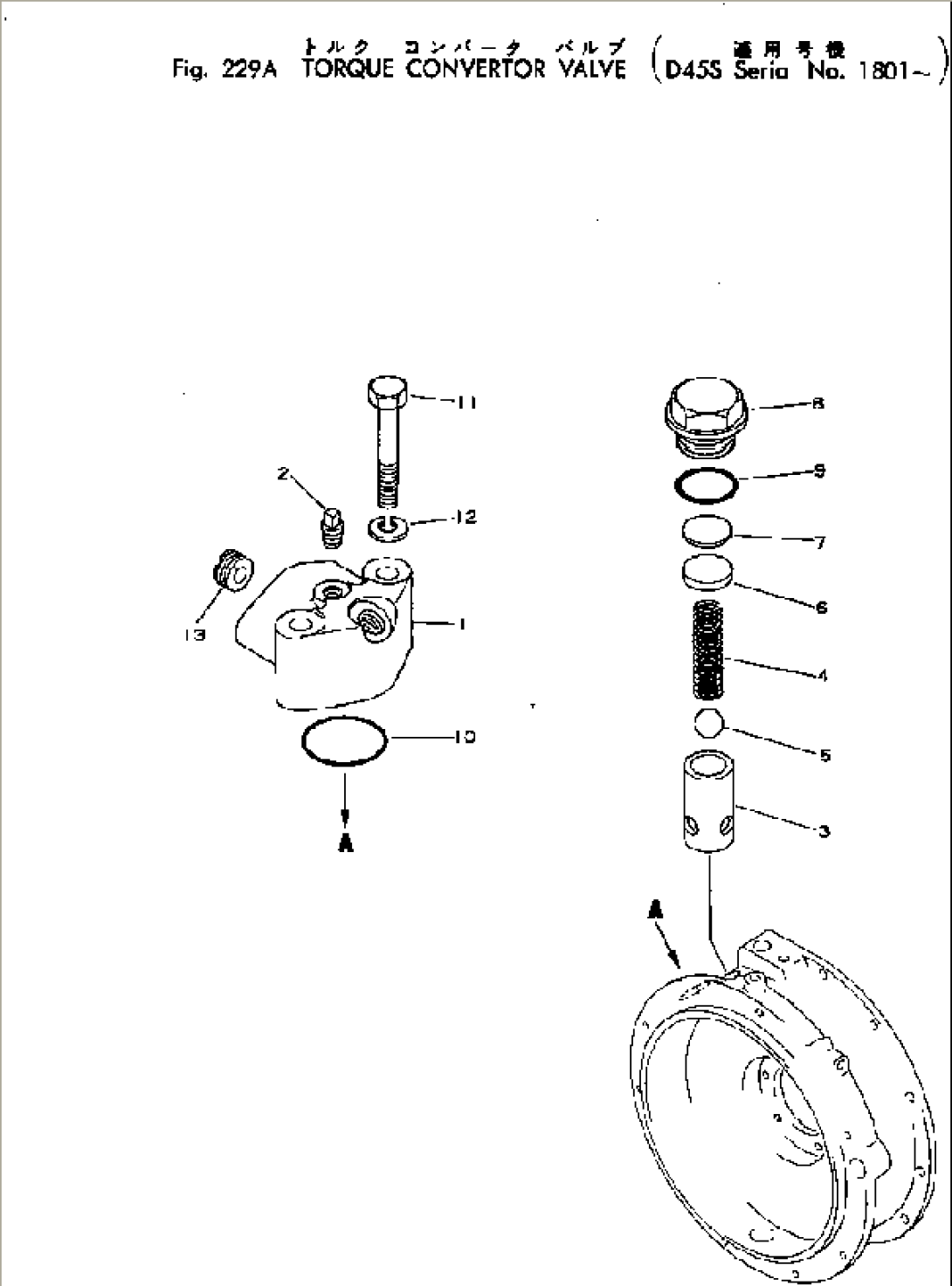 TORQUE CONVERTOR VALVE(#1801-)