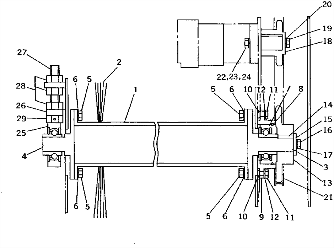 ROAD SWEEPER (3/8) (MAIN BRUSH)