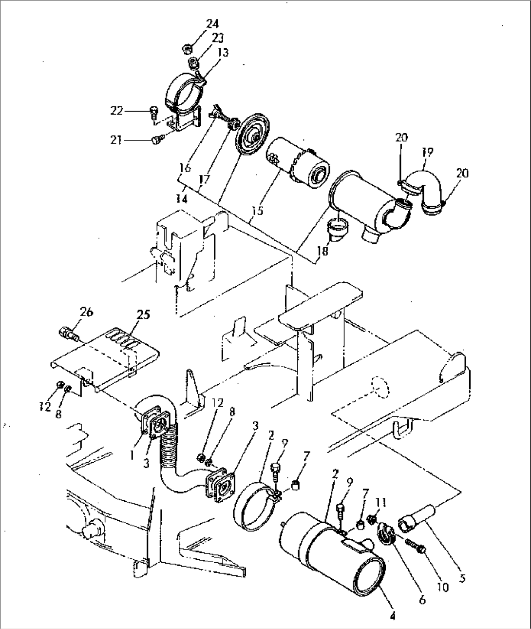 AIR CLEANER AND SILENCER