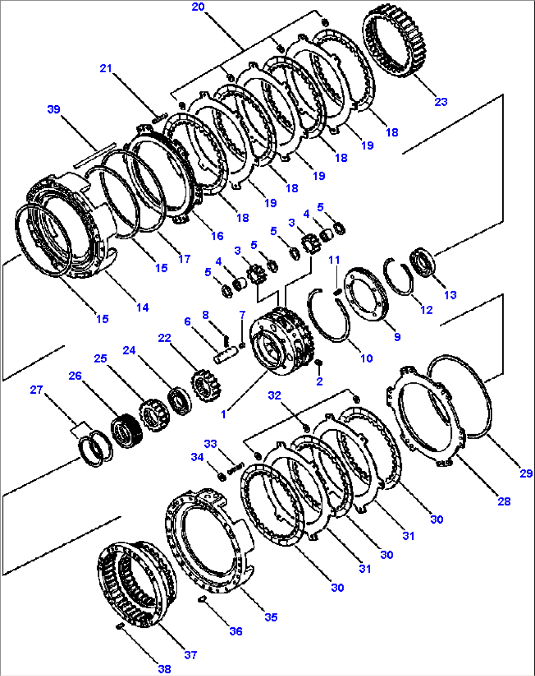 TRANSMISSION FORWARD AND 4th CLUTCH